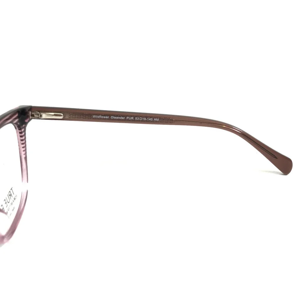 Wildflower Eyeglasses Frames Oleander PUR Purple Cat Eye Full Rim 53-19-140